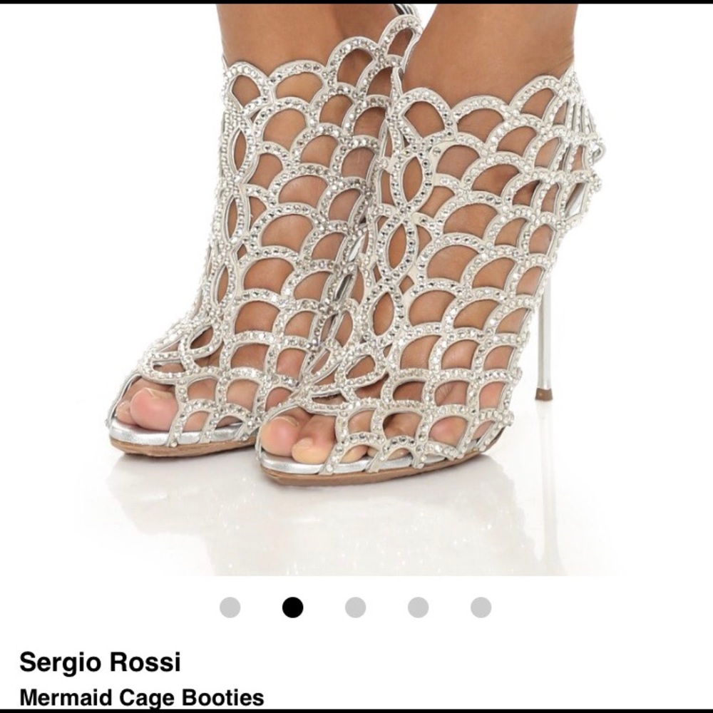 Sergio Rossi Caged Booties